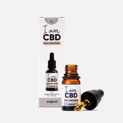 I am CBD Full Spectrum CBD konopný olej 5% original 10 ml