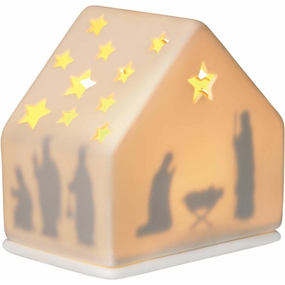 Räder Biely porcelánový svietnik CRIB