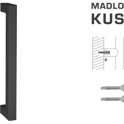 MPkovania FT - MADLO kód K02K 25x25 mm ST ks Rozteč madla: 1200 mm, Rozmer profilu madla: 25x25 mm, Dĺžka: 1225 mm