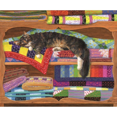 SunsOut Пъзел SunsOut от 1000 части - В шкафа за завивки, Линда Елиът (31649)