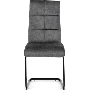 Autronic DCL-D1275 GREY4 šedý samet černá pohupová podnož