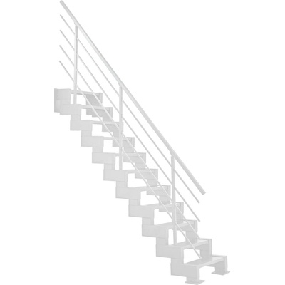Minka STAIRS Přímé modulové schodiště Modulario Mini bílé, 300 cm