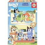 Educa Пъзел за деца, Educa, Bluey, 2 x 50 части
