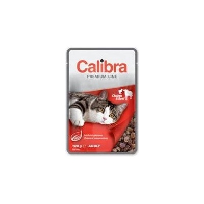 Calibra Premium Line Adult Chicken & Beef 5 x 100 g