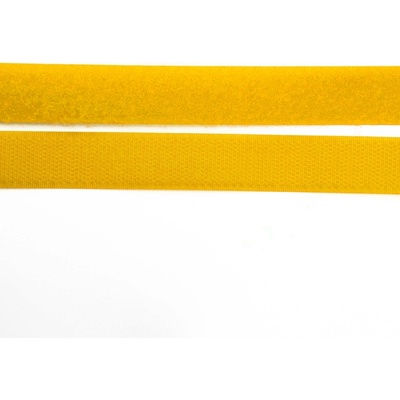 Pro Háčkování Suchý zip, 20 mm, komplet žlutý