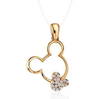 SAVICKI Висулка savicki: жълто злато 585, цирконий