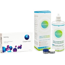 Cooper Vision Biofinity 3 čočky + Solunate Multi-Purpose 400 ml s pouzdrem