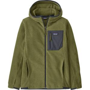 Patagonia Детско поларено яке Patagonia Kid's R1 Air Full-Zip Hoody Fleece jacket - Caper Green - размер XS (703-4108-1111)