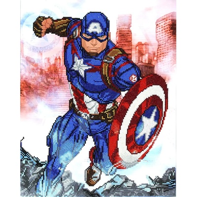 Diamond dotz Капитан Америка - диамантен гоблен cd130500410