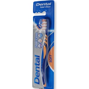  DENTAL четка за зъби, Total clean, Soft, 1брой