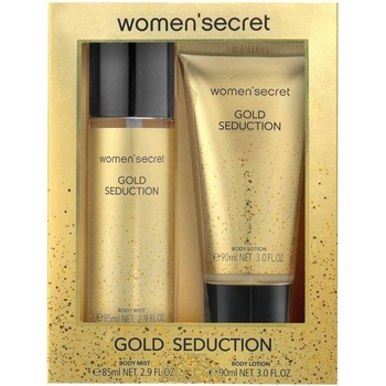 Women'Secret Комплект Gold Seduction - Парфюмен спрей и Лосион, 85 + 90 ml