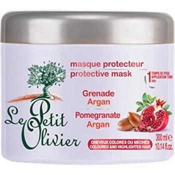 Le Petit Olivier vyživujúci maska na vlasy s granátovým jablkom a arganovým olejom ( Hair Mask) 300 ml