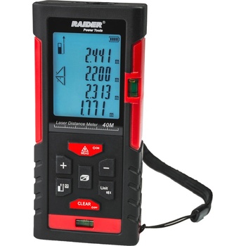 Raider Power Tools RAIDER RD-LDM01 260802 Ролетка лазерна 40m 4реда LCD Pythagoras Pro (260802)