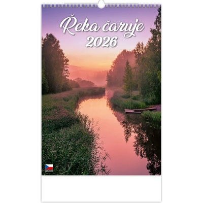 Nástěnný Helma Řeka čaruje 2026 – Zboží Dáma