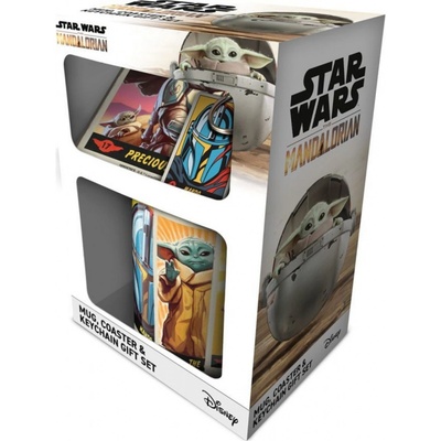 Star Wars Dárkový set - Mandalorian (hrnek + klíčenka)