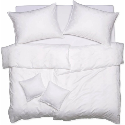 SCANquilt Obliečky Exclusive Tencel plus pierka biela 140x200 70x90