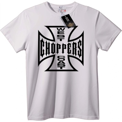 NOONEBRAND Тениска Мотоциклетни кръстове - S, White