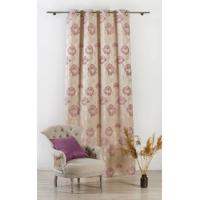 Mendola Fabrics Béžový závěs 140x245 cm Izolde – Mendola Fabrics