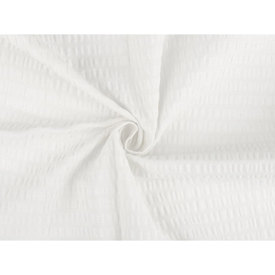 Bavlněný krep jednobarevný, střední, 1 (51) Off White