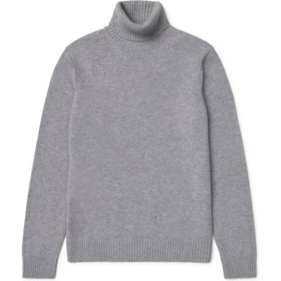 Ecoalf Мъжки вълнен пуловер Ecoalf Brun Knit Jumper - Light Grey Melange - размер XXL (005-6663-0315)
