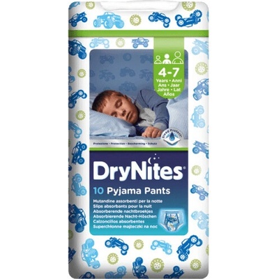 Huggies dry nites medium 4-7 10 ks