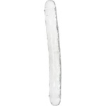 Toyz4Lovers Двойно джели дилдо Natural Living 34 см. прозрачно