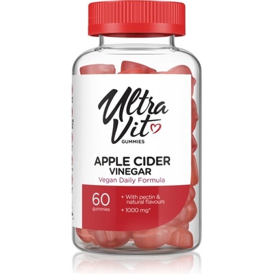 UltraVit Gummies Apple Cider Vinegar (Jablečný ocet) 60 želé bonbónů