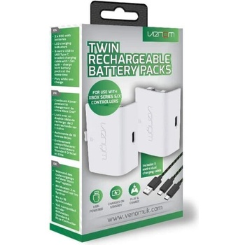 Venom Twin Rechargeable Battery Packs for Xbox Series black (VS2882)