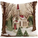 Livefy vianočná Church 45 x 45 cm