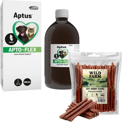 Aptus Apto-Flex 500 ml WILD FARM Králičí tyčinky 500 g
