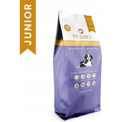 PERRO Grain Free puppy hovězí batáty 9 kg