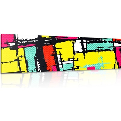 Obraz mladistvý pop-art - 135x45