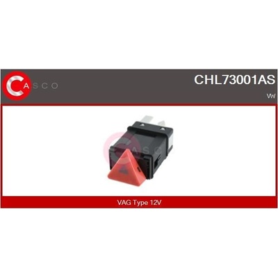 Vypínač výstražných blikačů CASCO CHL73001AS