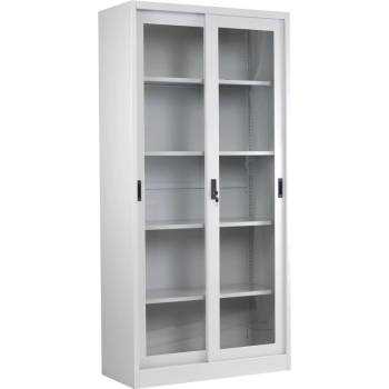 Метален шкаф Carmen CR-1267 L - сив