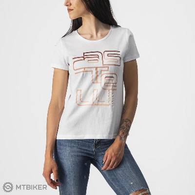 Castelli Bellagio W Tee CST Bellagio Tee 001 white blush