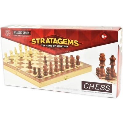 Robetoy Класически дървен шах с фигури Robetoy - Детски (RO26503)