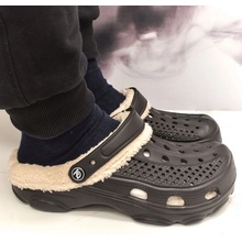 Pánske čierne zimné crocsy WinterClogs