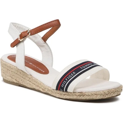 Tommy Hilfiger Еспадрили Tommy Hilfiger Rope Wedge T3A7-32777-0048X100 S Бял (Rope Wedge T3A7-32777-0048X100 S)