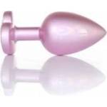 Boss of Toys Plug-Jewellery Pearl Pink Heart PLUG- Clear L
