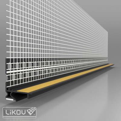 Likov lišta APU LS2-FLEX ADAPT 06 okenná začisťovacia 2D antracit RAL7016 2,6m 868.0626.7016