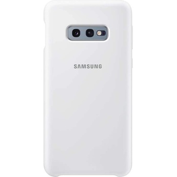 Samsung Silicone Cover Case EF-PG970TW - оригинален силиконов кейс за Samsung Galaxy S10E (бял)