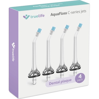 TrueLife AquaFloss C-series Dental Plaque Jet 4 ks