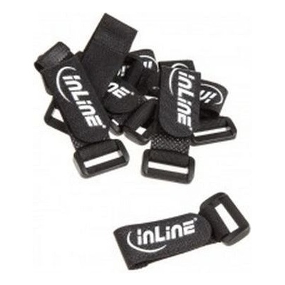 InLine 59945E кабелна връзка Найлон Черен 10 броя (59945E) (59945E)