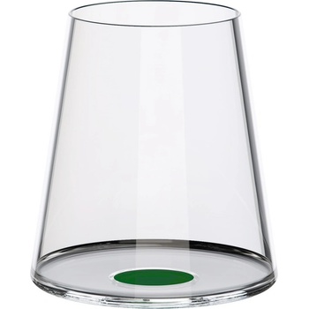 Trebonn Комплект 2 бр кристални чаши за червено вино Trebonn SplitGlass 2025113, 450 мл, Ø9.2x10.5 см, Модулна система, Зелен (SplitGass 2025113)