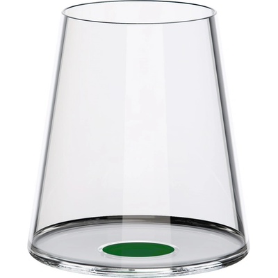 Trebonn Комплект 2 бр кристални чаши за червено вино Trebonn SplitGlass 2025113, 450 мл, Ø9.2x10.5 см, Модулна система, Зелен (SplitGass 2025113)