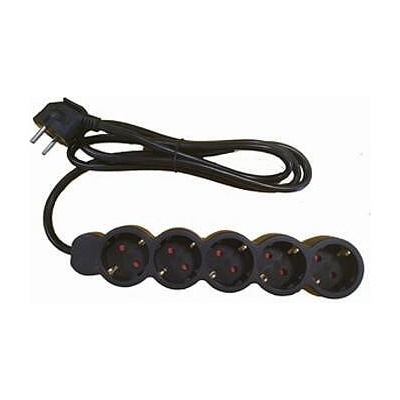 Весто Разклонител Весто Черен 5-ца (2136)