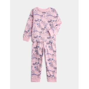 Marks & Spencer Пижама от чист памук Disney Princess (1-8 години) Marks & Spencer синя Marks & Spencer | Sin | Момичешки | 2-3 години