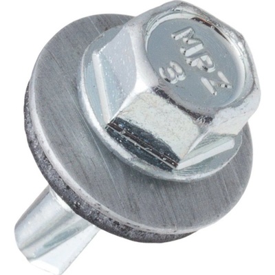 Marcopol Samovrtný šroub s podložkou MPZ 3 + S 14 Rozměr: 4,8 x 19 mm, Barva: RAL 9006 - bílý hliník – Hledejceny.cz