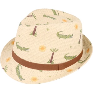 maximo Шапка maximo Boy's Trilby Alligator Hat - Wollweiß / Grün - размер 53 cm (904-6342-0113)