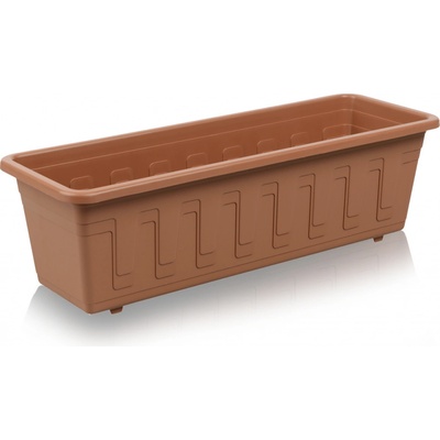 PLASTKON Truhlík Garden 50 cm hnědý – Zboží Dáma